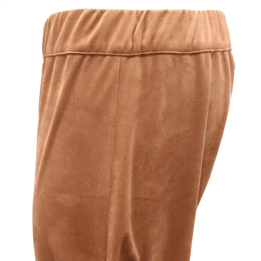 7185AN pantalone donna D.EXTERIOR woman eco-suede trousers