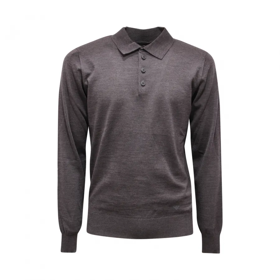 8754AP polo uomo EMPORIO ARMANI man wool polo-shirt