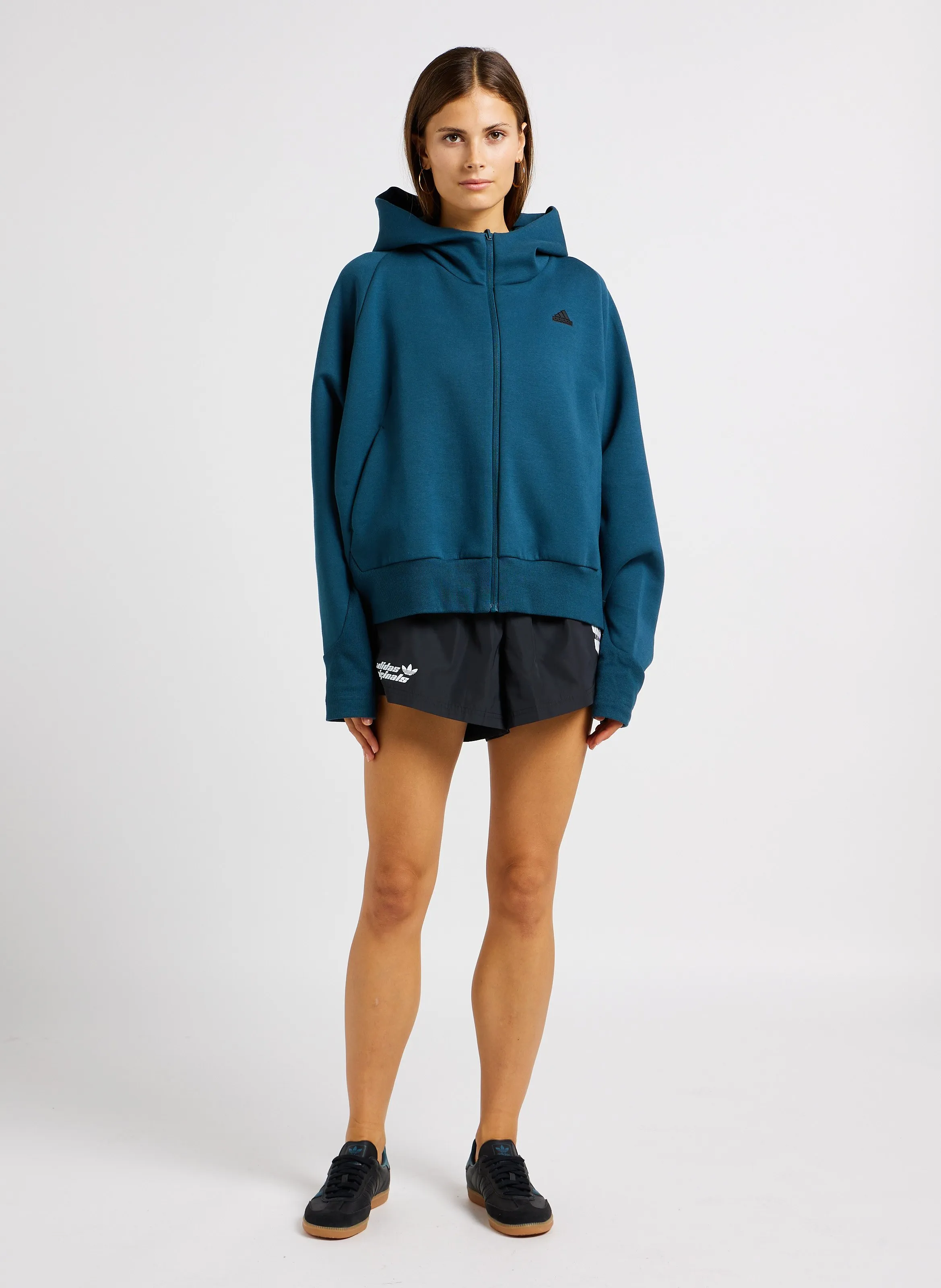  ADIDAS   Shorts stampati | Nero