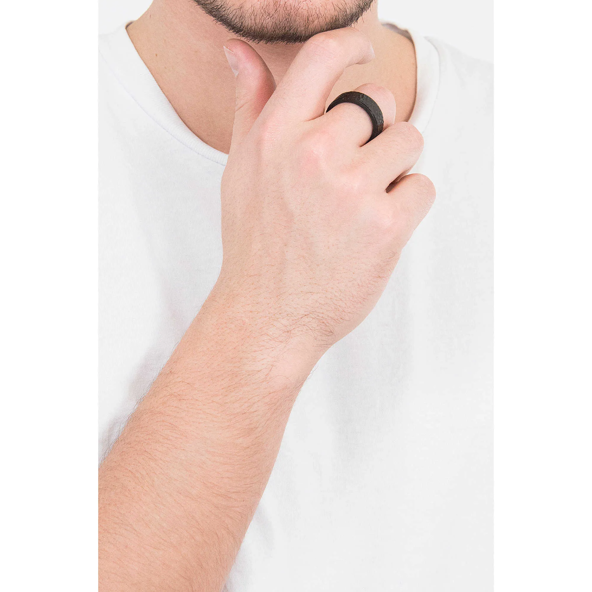 anello uomo gioielli Guess