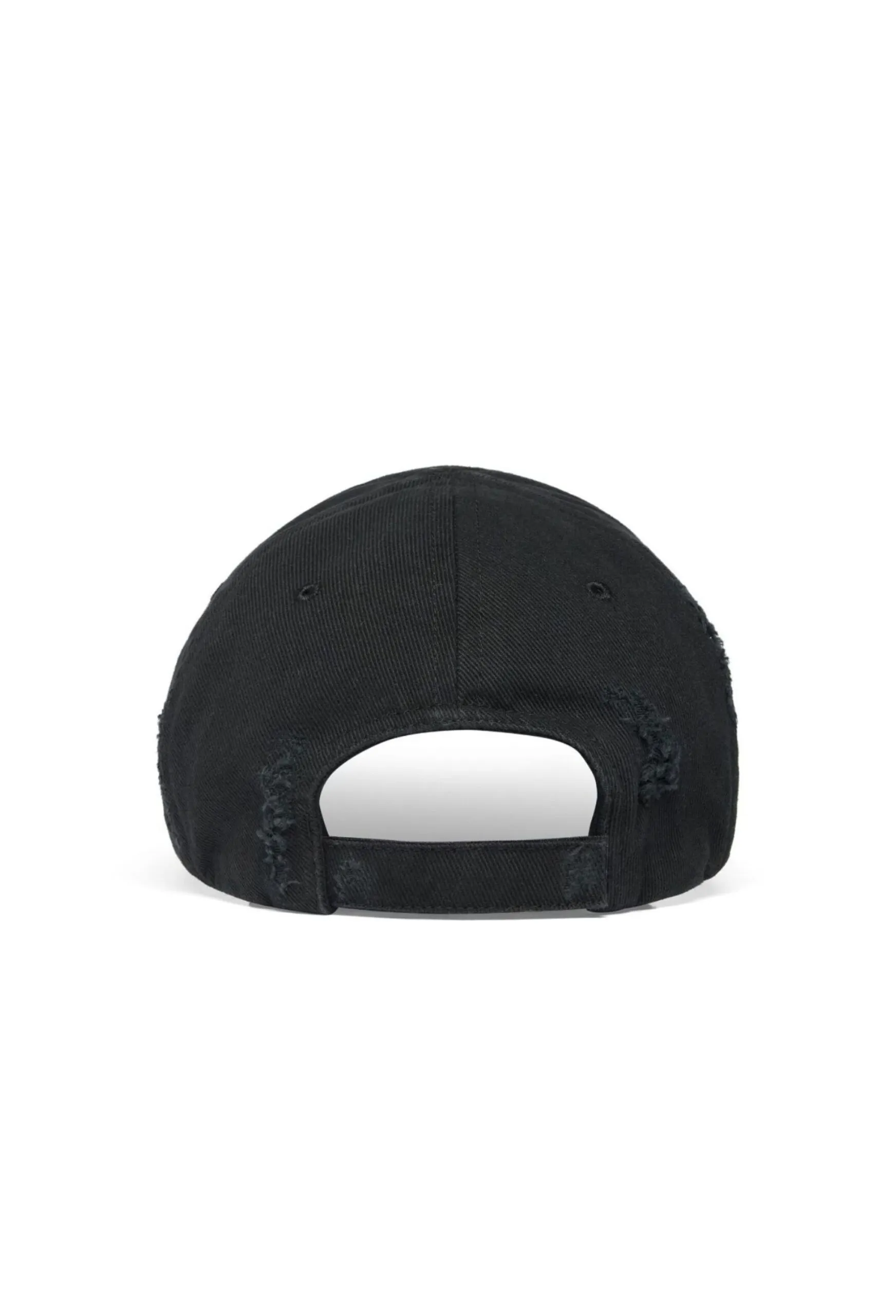 Balenciaga Cappello Con Piercing Nero Delavè