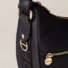 Borbonese LUNA BAG MIDDLE Y66 DARK BLACK