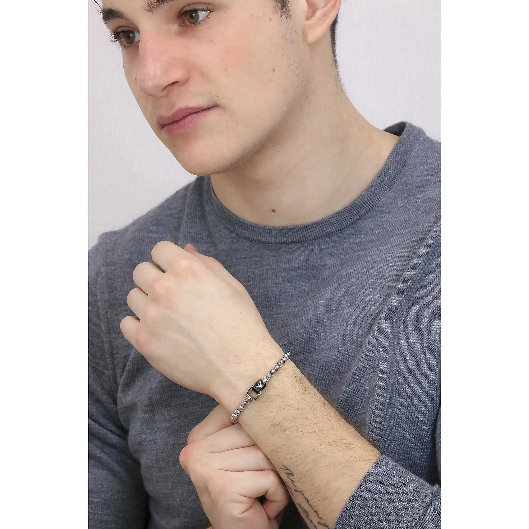 bracciale uomo gioielli Emporio Armani Essential