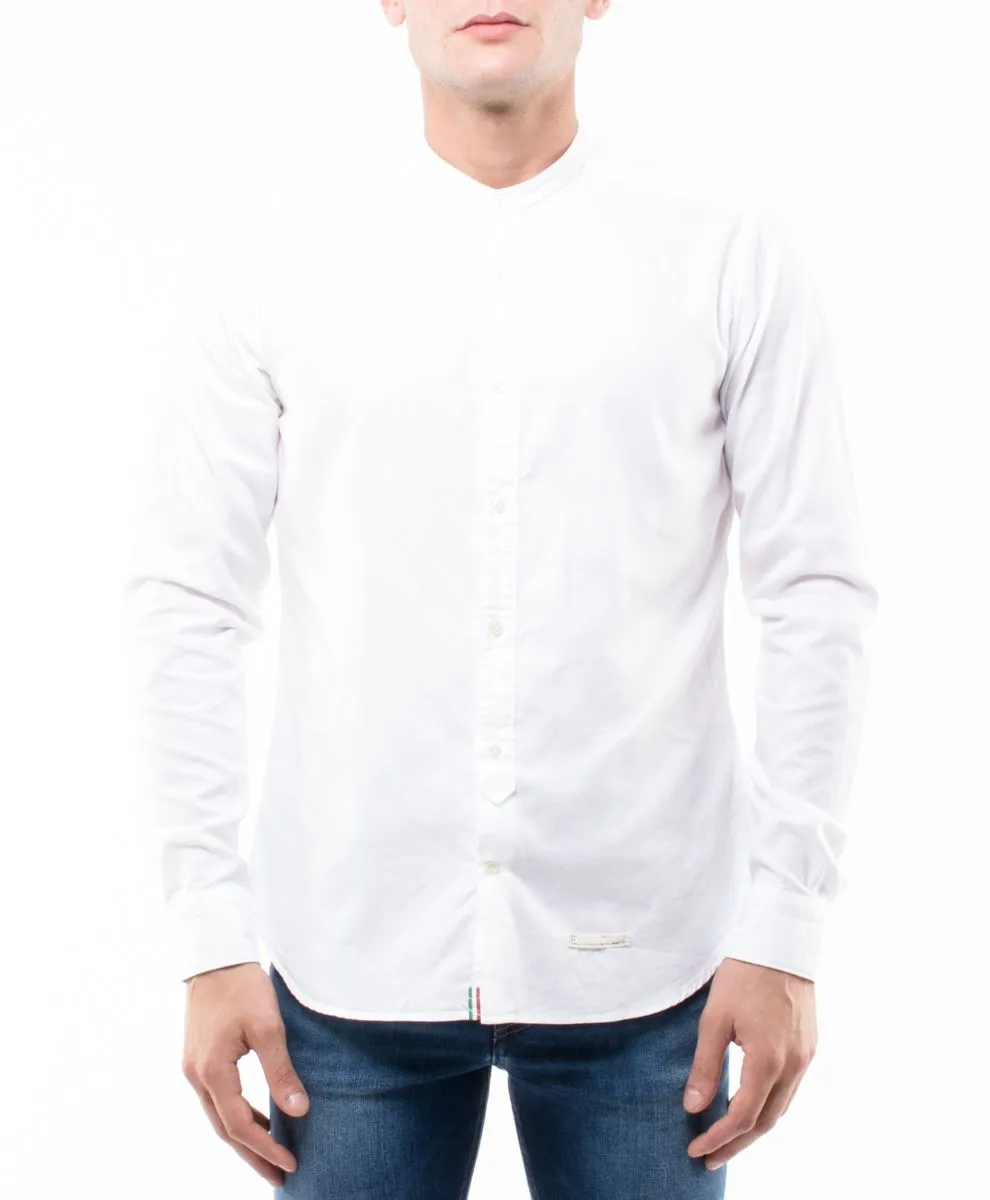 CAMICIA TINTORIA MATTEI EWC PA0NUU BIANCO-UA1