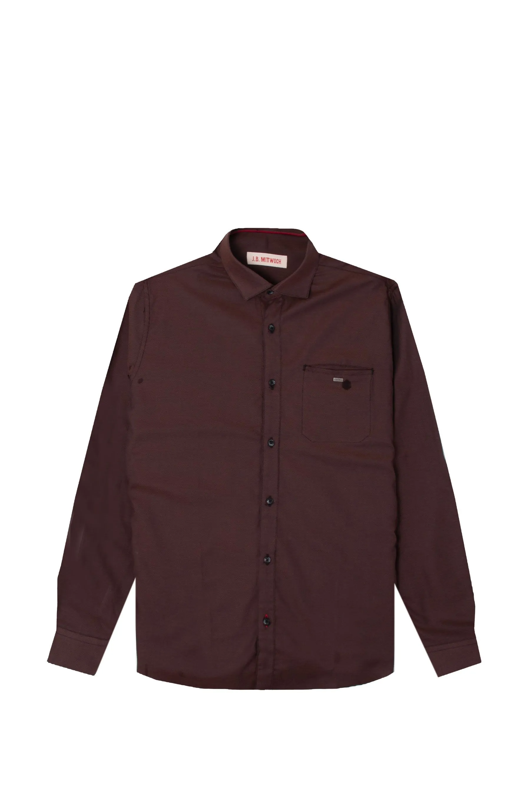 CAMICIA UOMO J.B. MITTWOCH BUNBURY RUGGINE