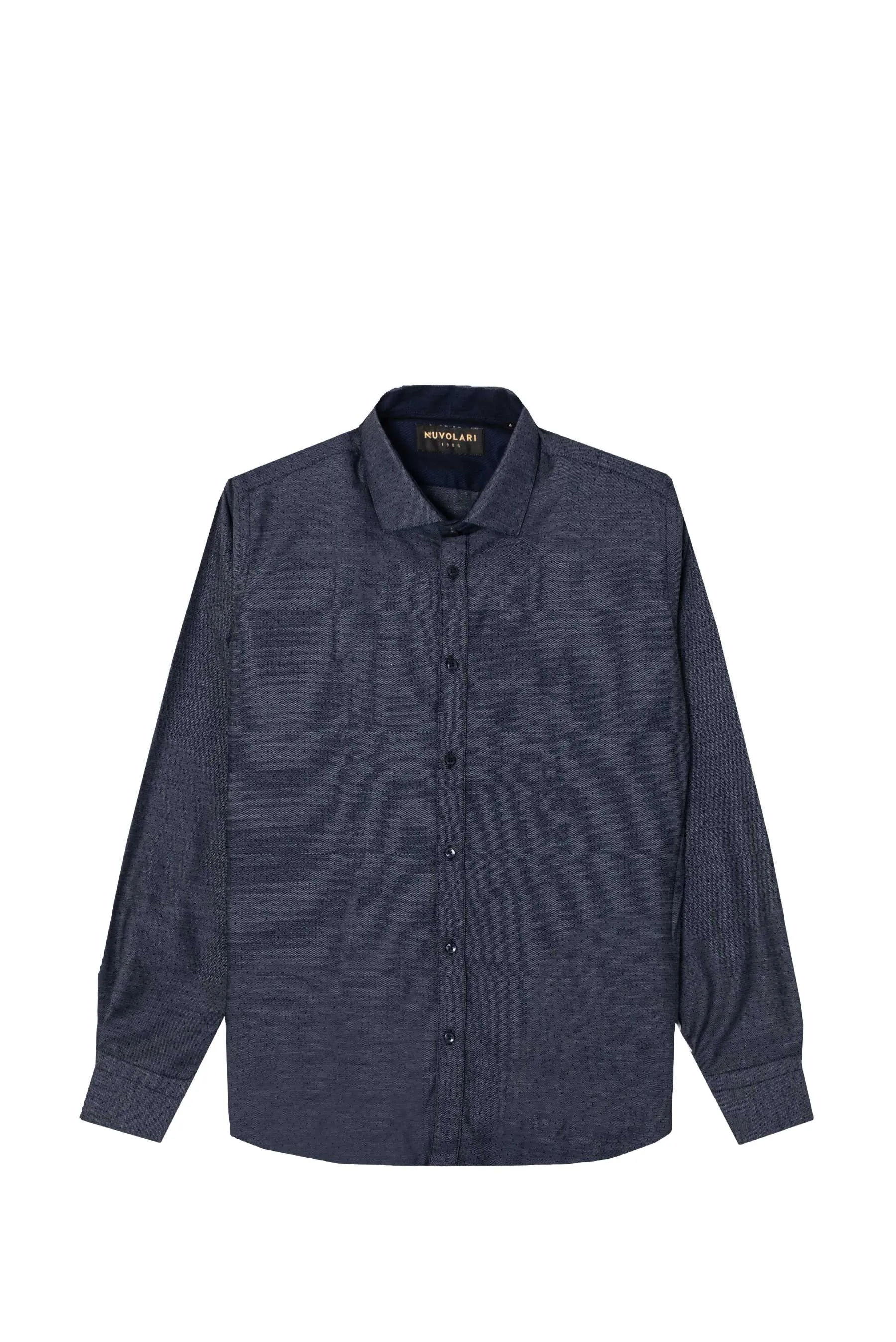 CAMICIA UOMO NUVOLARI ROUND BLU
