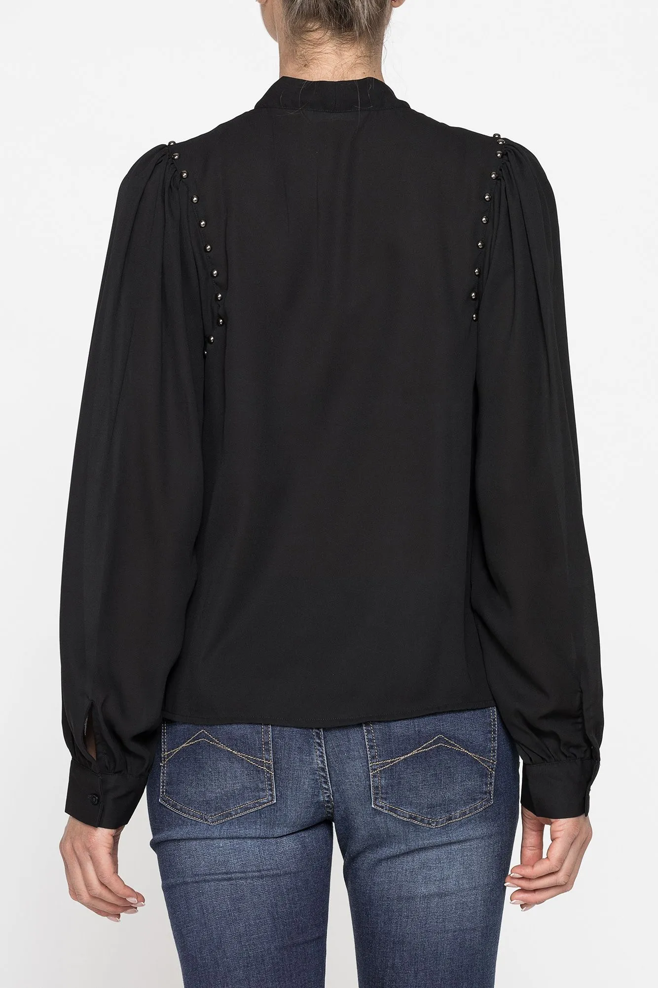 Carrera  ---------    ------------Blusa collo annodato - Nero