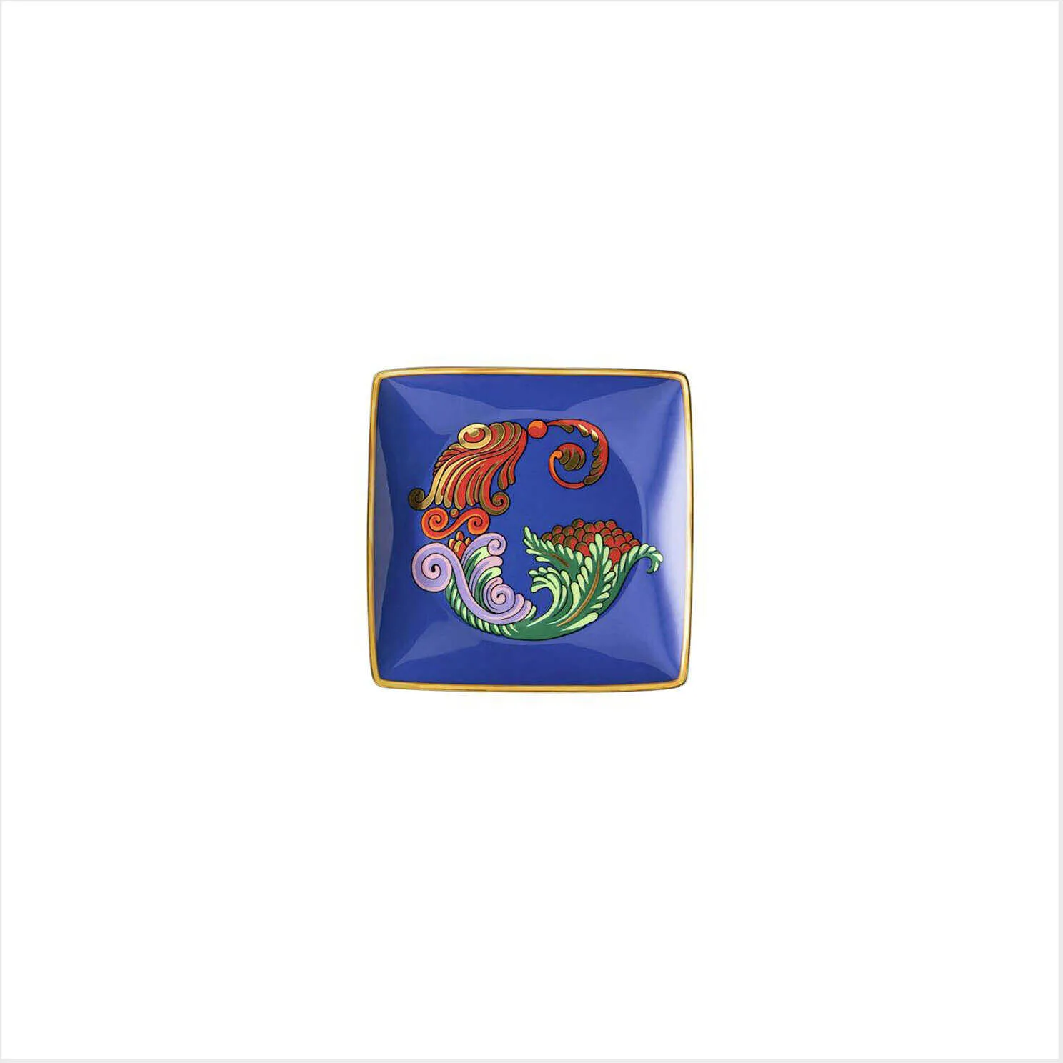 Ciotola Versace Versace Alphabet colore Blu, Fantasia