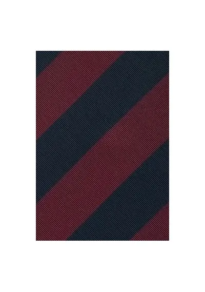 Cravatta prezzemolo British Classic in rosso vino/blu navy
