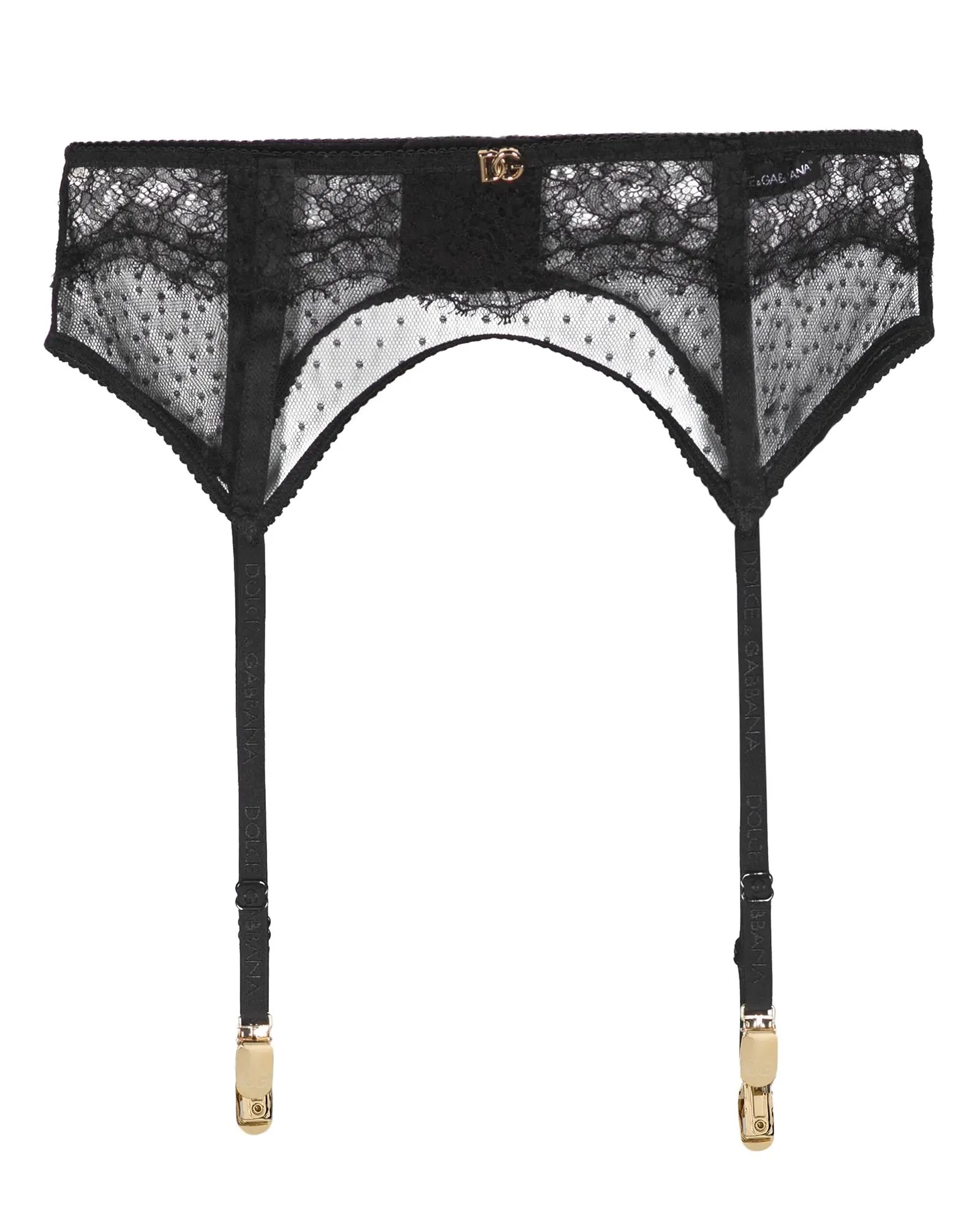 DOLCE&GABBANA LACE SUSPENDER BELT