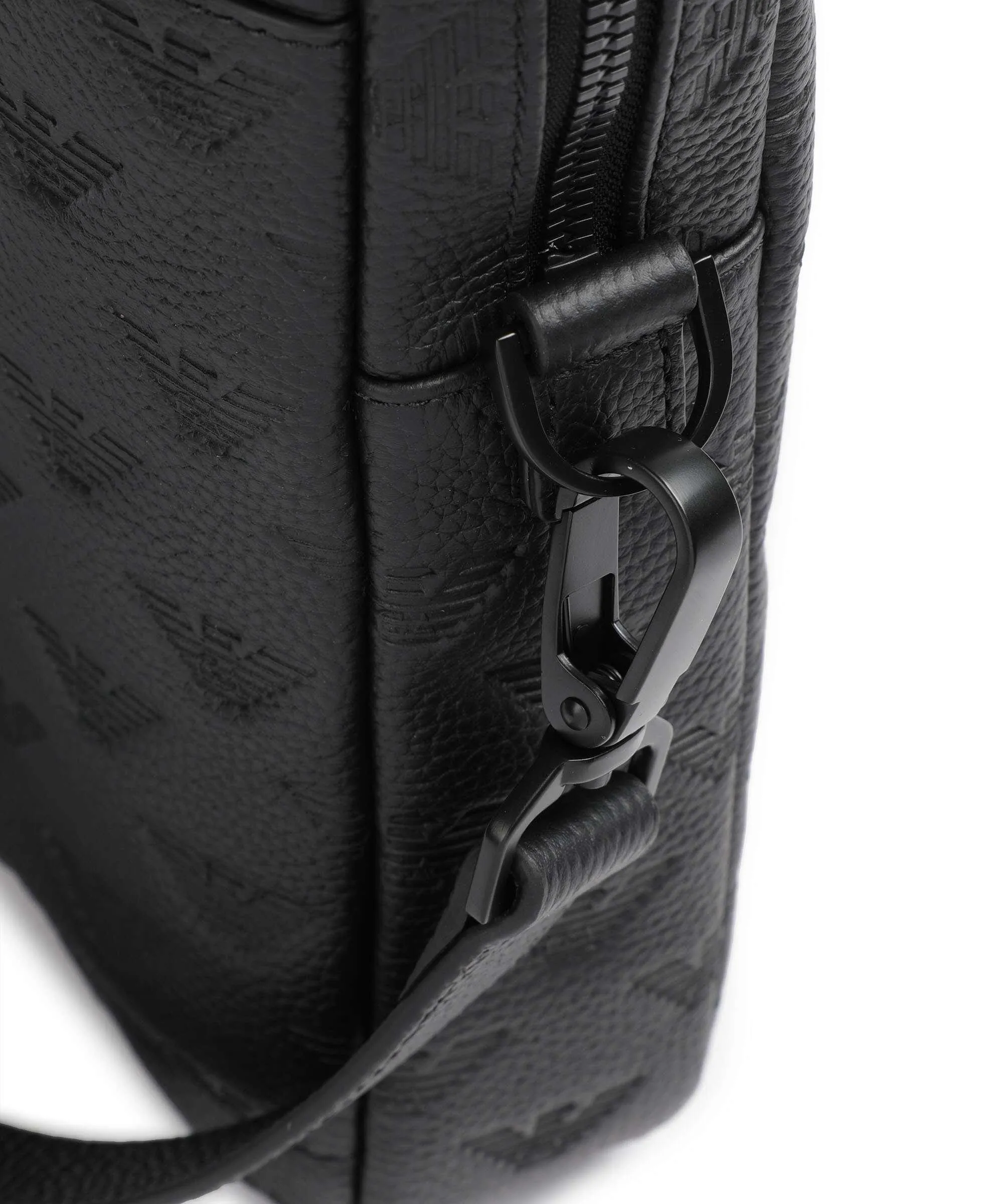  Emporio Armani New Minorca Cartella 15″ pelle di vacchetta grana nero  