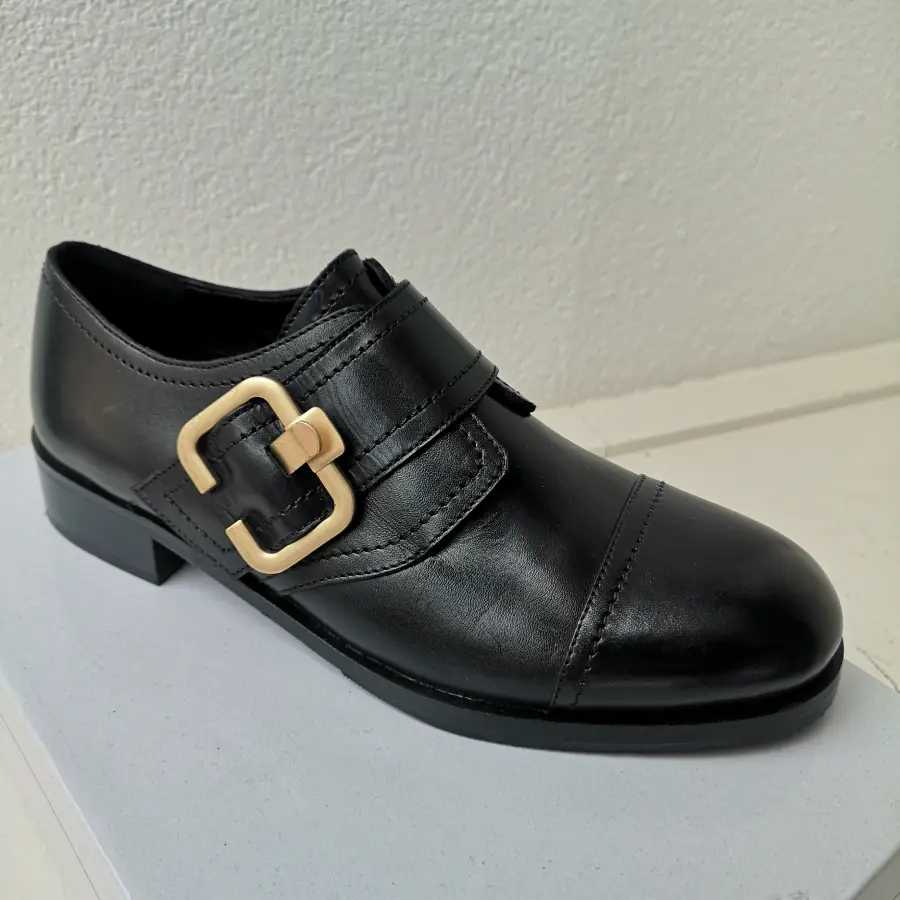 Gaudì mocassino nero in pelle