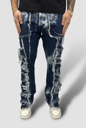 JEANS ZIPPED BLUE