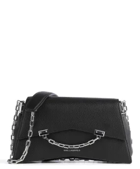  Karl Lagerfeld K/Seven 2.0 Borsa a tracolla pelle di vacchetta grana nero  