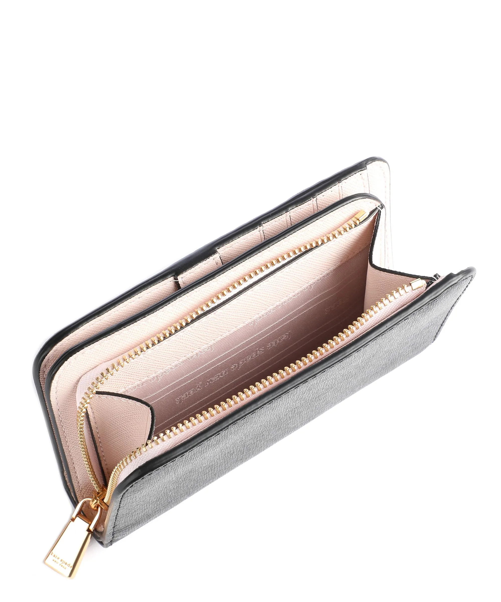  Kate Spade New York Morgan Portafoglio saffiano leather nero  