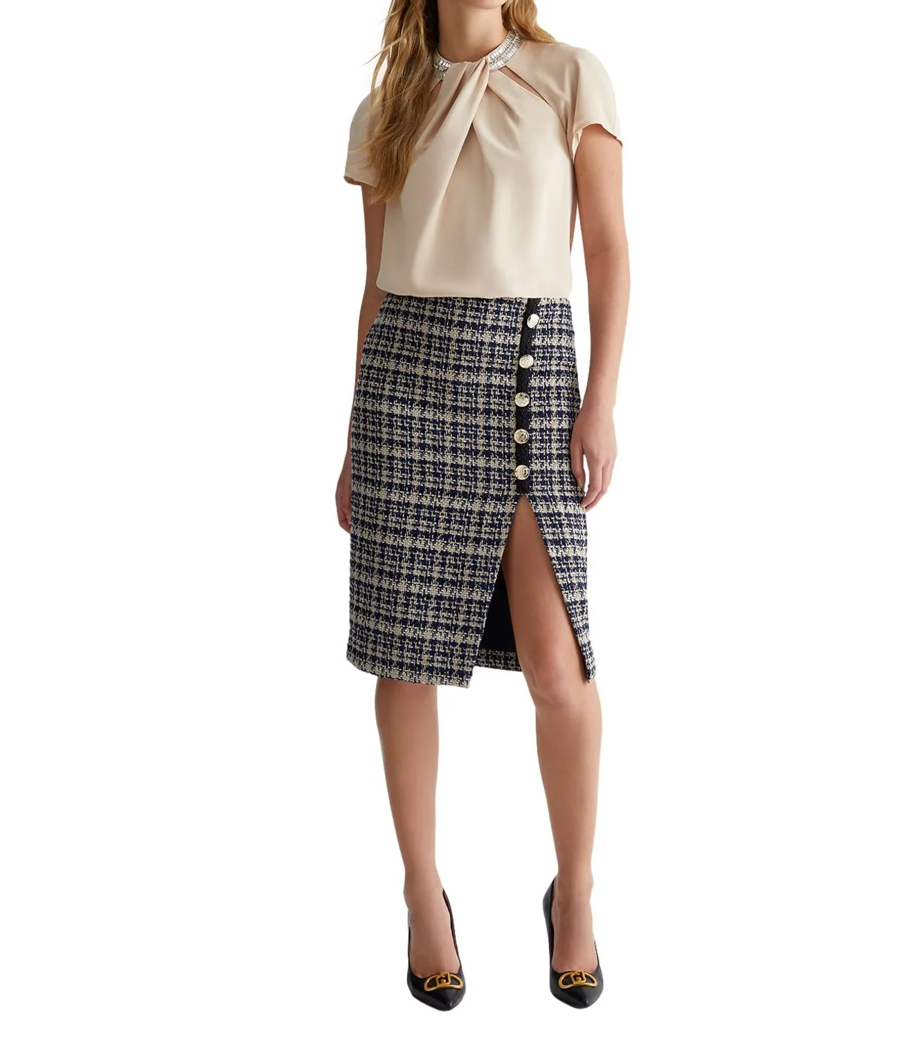 LIU-JO Liu Jo top beige donna