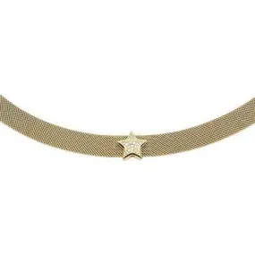 LIUJO Collana choker Liu Jo in acciaio gold con stella
