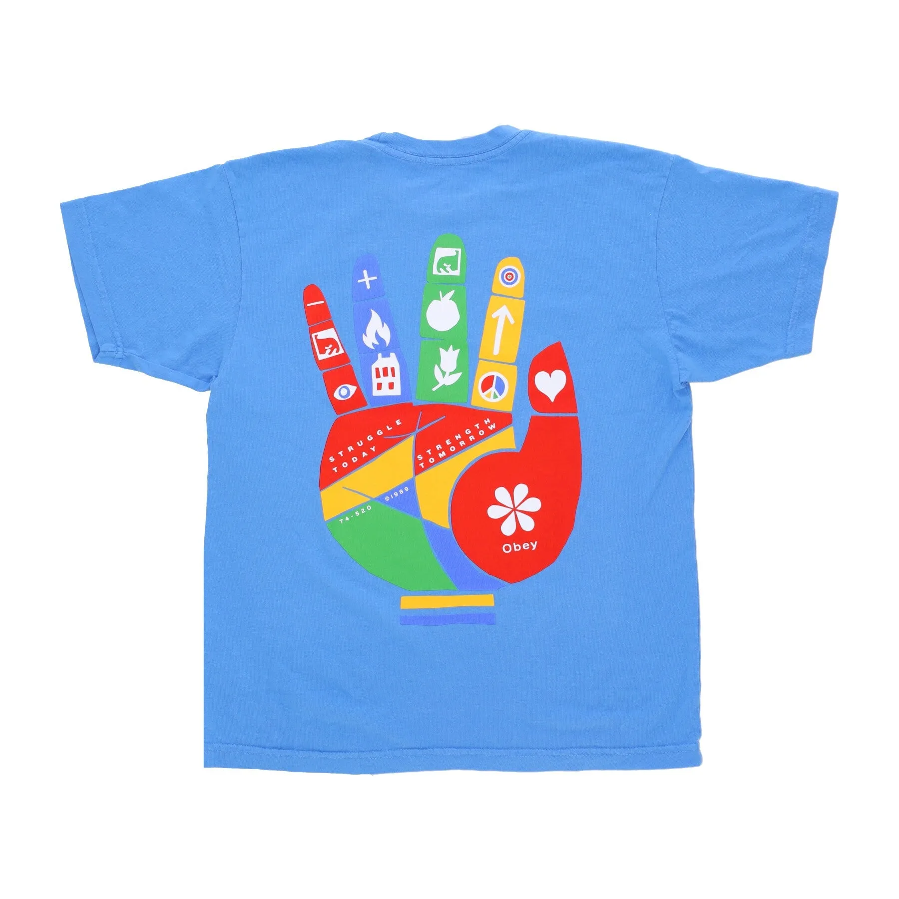 Maglietta Uomo Lifeline Organic Tee Tranquil Blue
