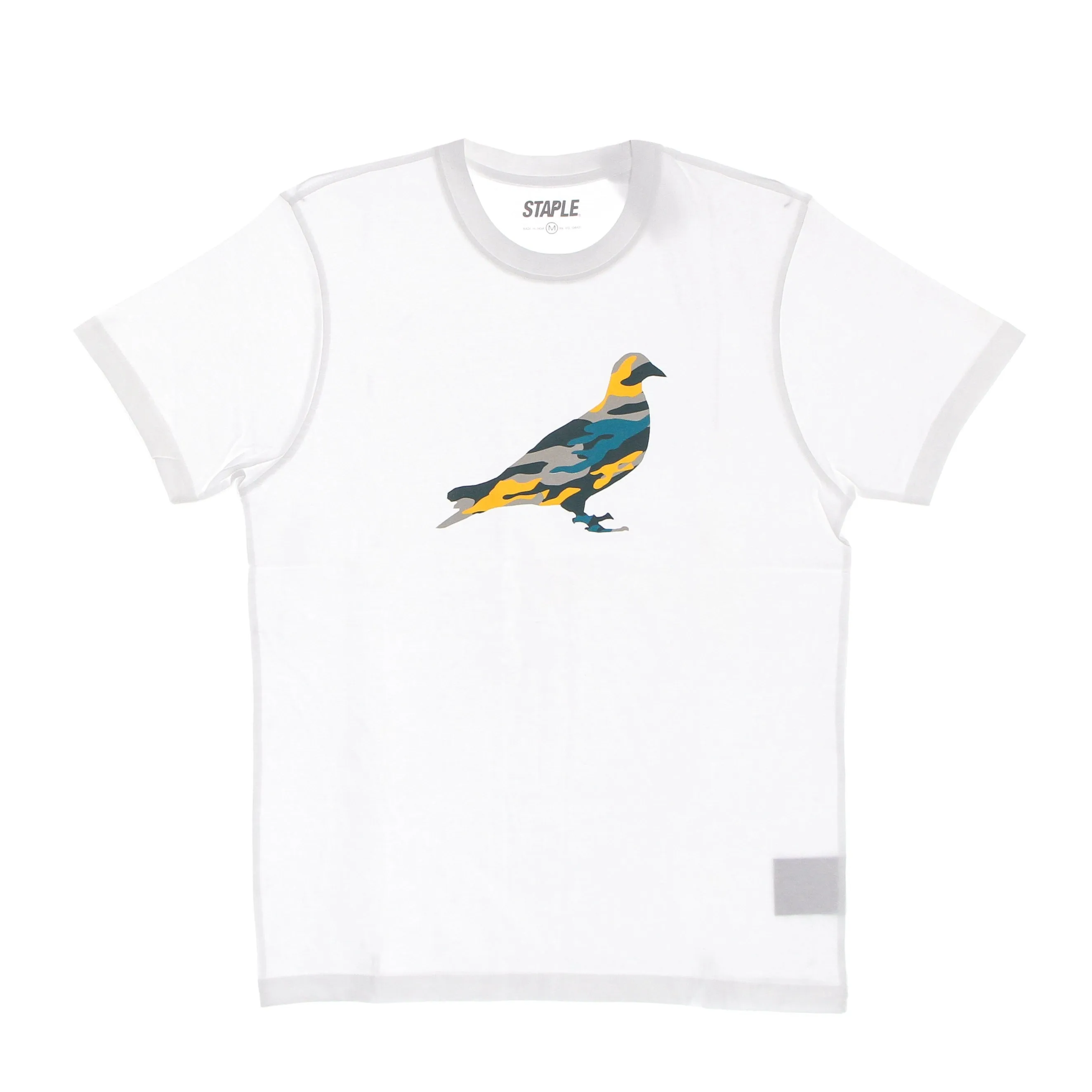Maglietta Uomo Underhill Camo Pigeon Tee White