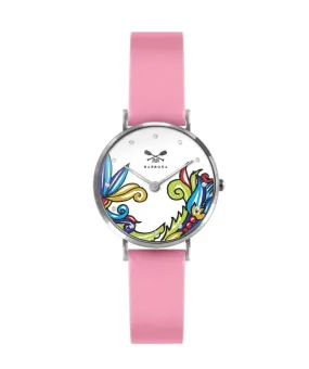 OROLOGIO MEDITERRANEAN ART dm. 28 PELLE ROSA