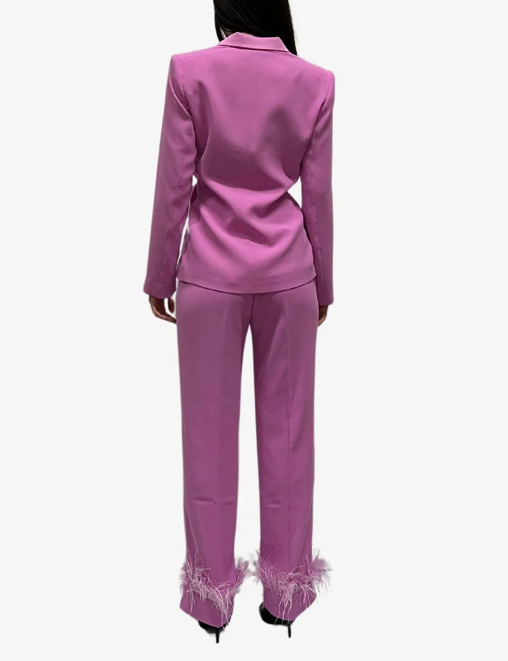 Pantalone Nenette con piume donna