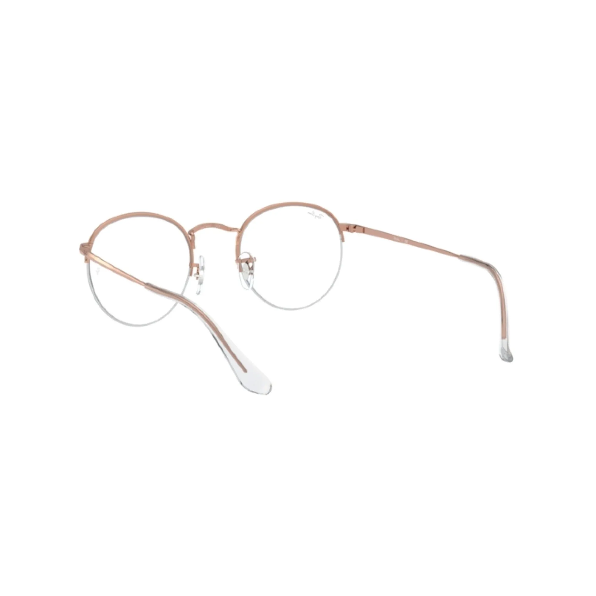   Ray-Ban RX 3947V Round Gaze 3094 Oro Rosa Lucido | Occhiale Da Vista Unisex 