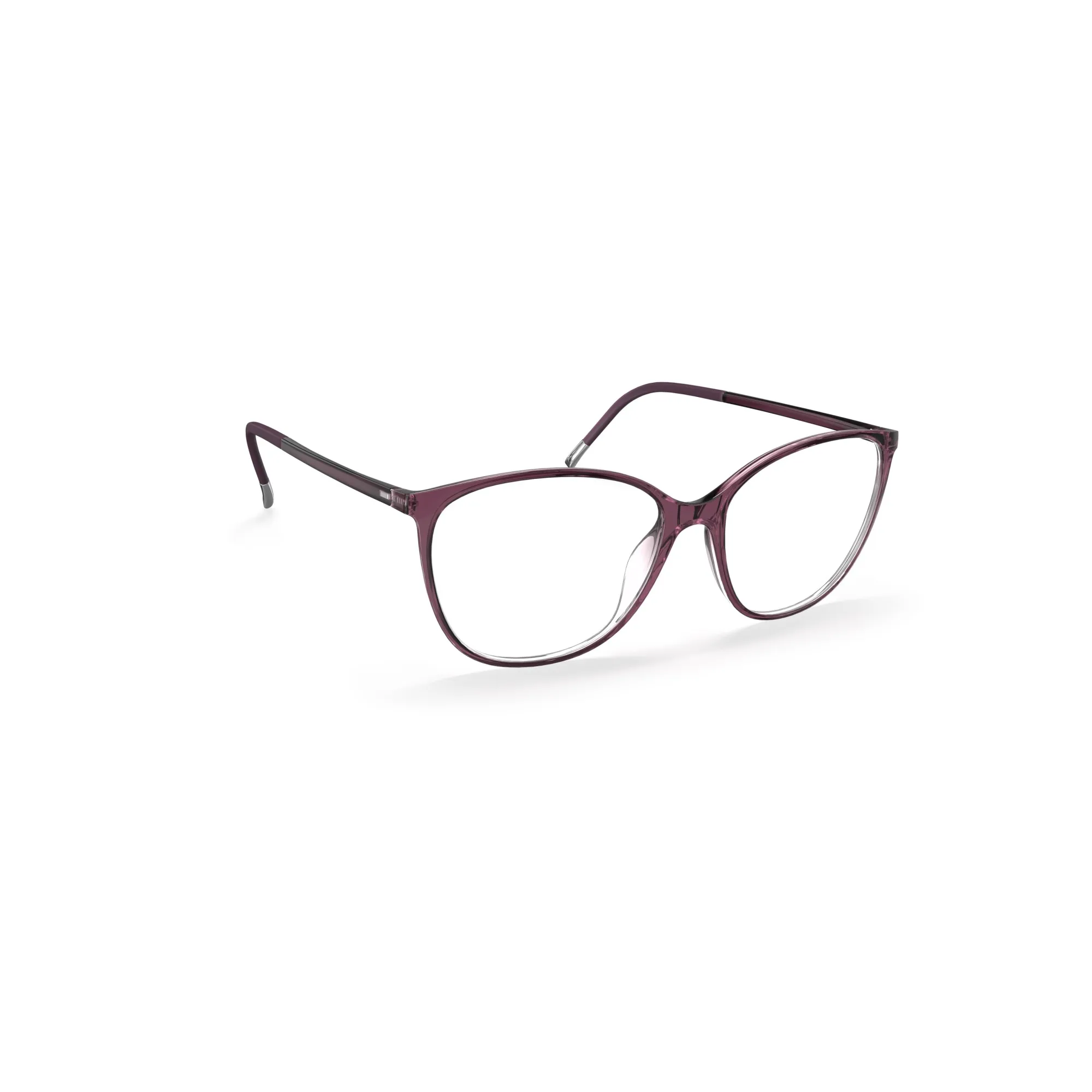   Silhouette 1601 Spx Illusion 4110 Orchidea Tricolore Scura | Occhiale Da Vista Donna 