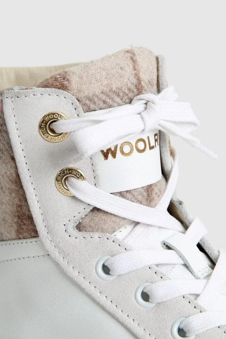 Sneaker classic court mid con motivo check