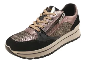   Sneakers Donna IGI&CO: tomaia in pelle e plantare estraibile  