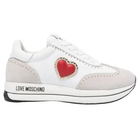 Sneakers Love Moschino dettagli dorati