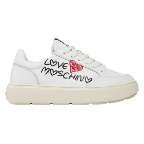 Sneakers Love Moschino logo laterale