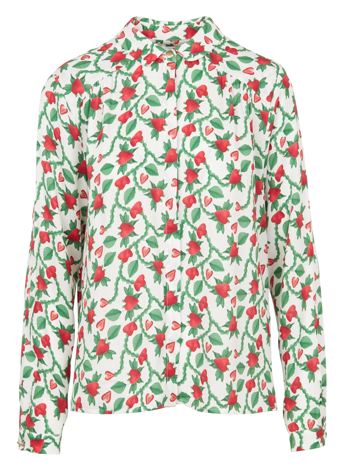  SOI PARIS   Camicia colletto classico stampata | Bianco