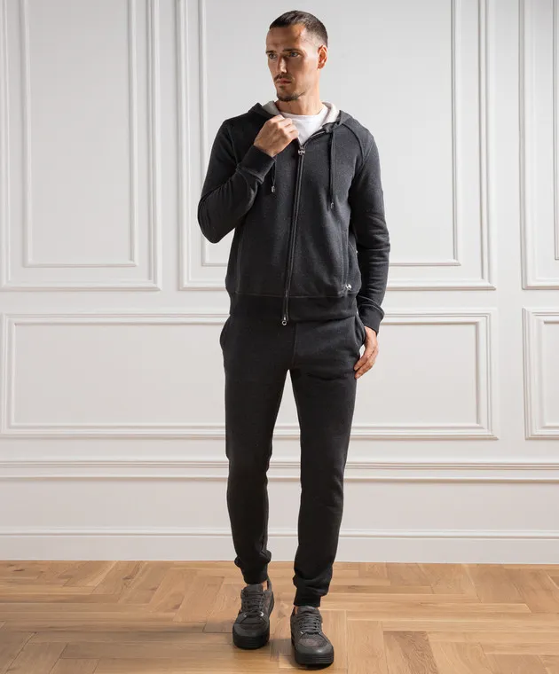 Stefano Ricci Joggers neri con logo K909036P3PT23405