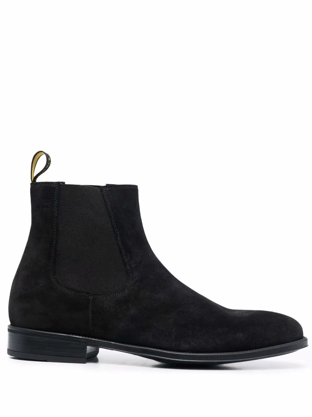 stivaletto nero in camoscio