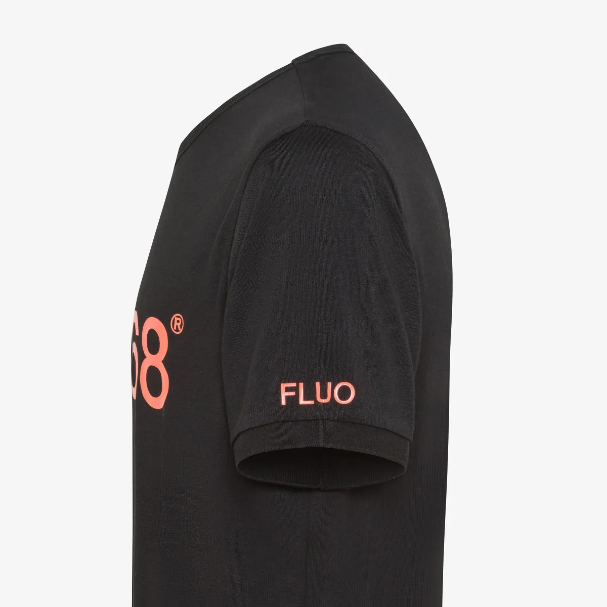 T-SHIRT PRINT FLUO S/S NERO