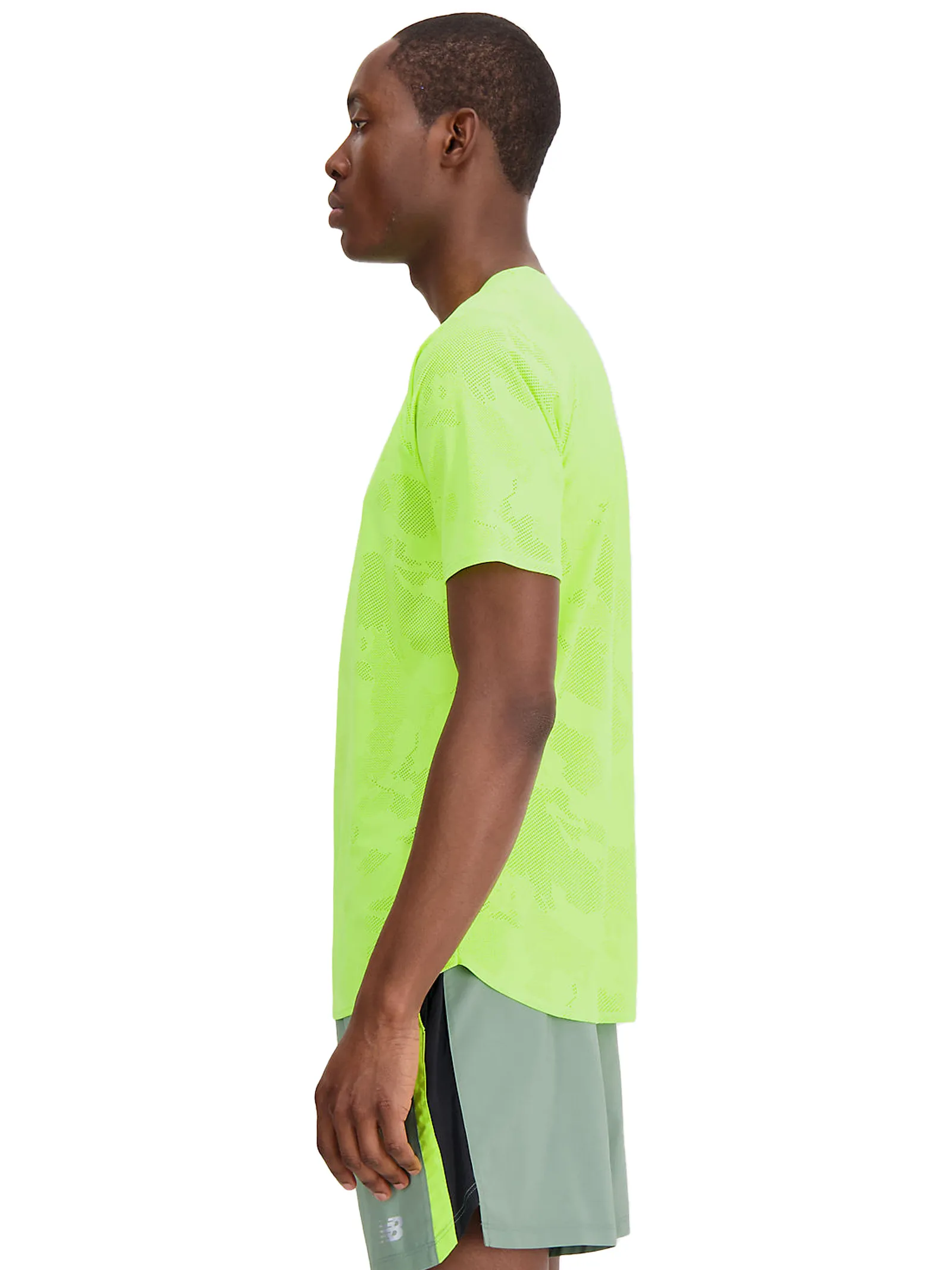 T SHIRT RUNNING UOMO SPEED JACQUARD SLEEVE