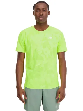 T SHIRT RUNNING UOMO SPEED JACQUARD SLEEVE
