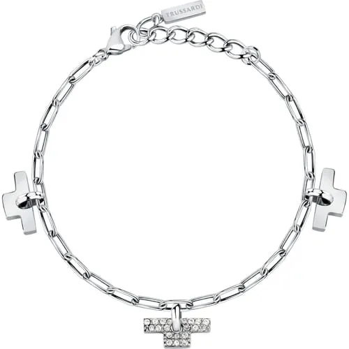 TRUSSARDI T-LOGO BRACELET - TJAXC25