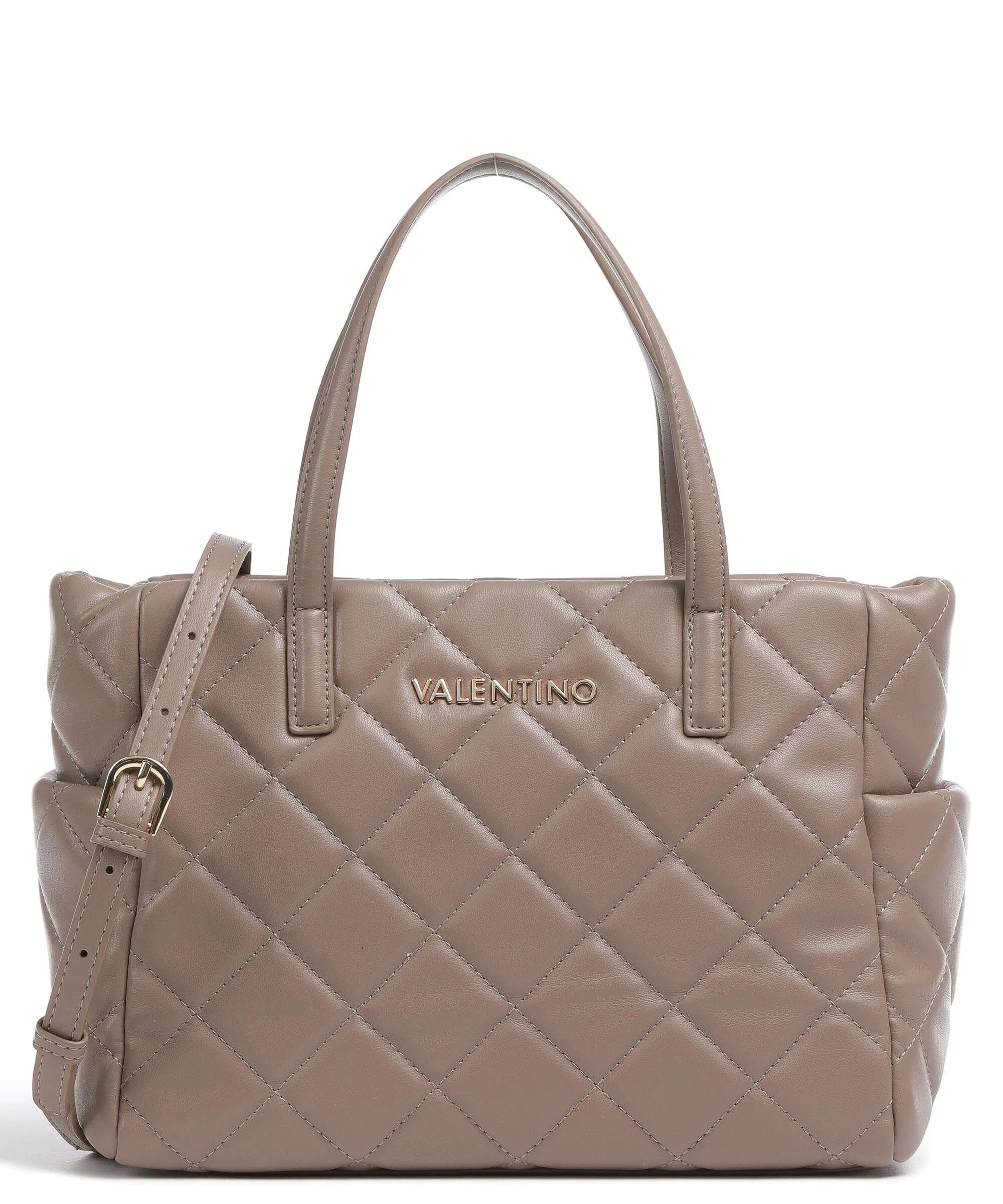  Valentino Bags Ocarina Borsa a mano pelle sintetica taupe  