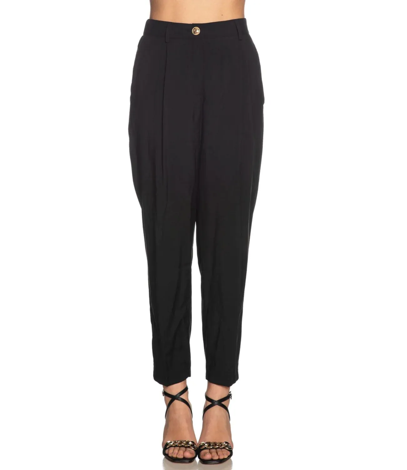 YES ZEE Pantalone Donna Mod. P399 HS00 801 BLACK